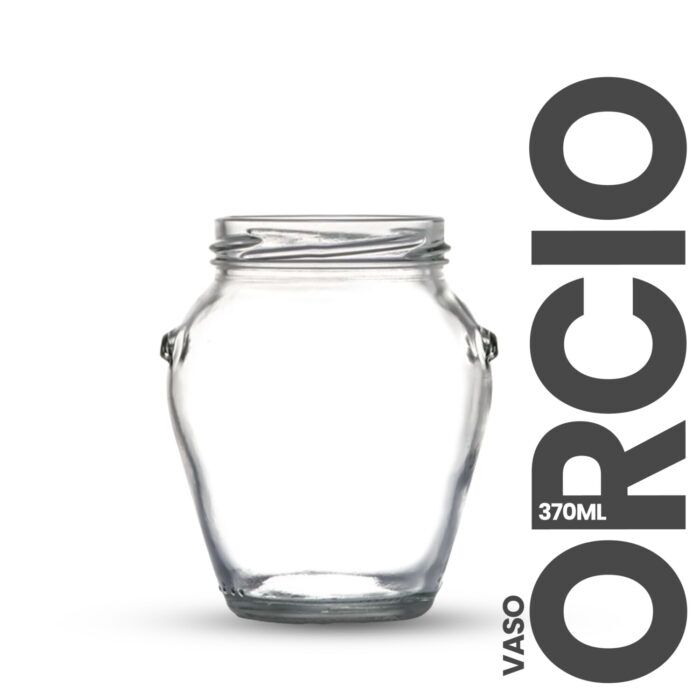Glass Jar Vaso Orcio 370ml